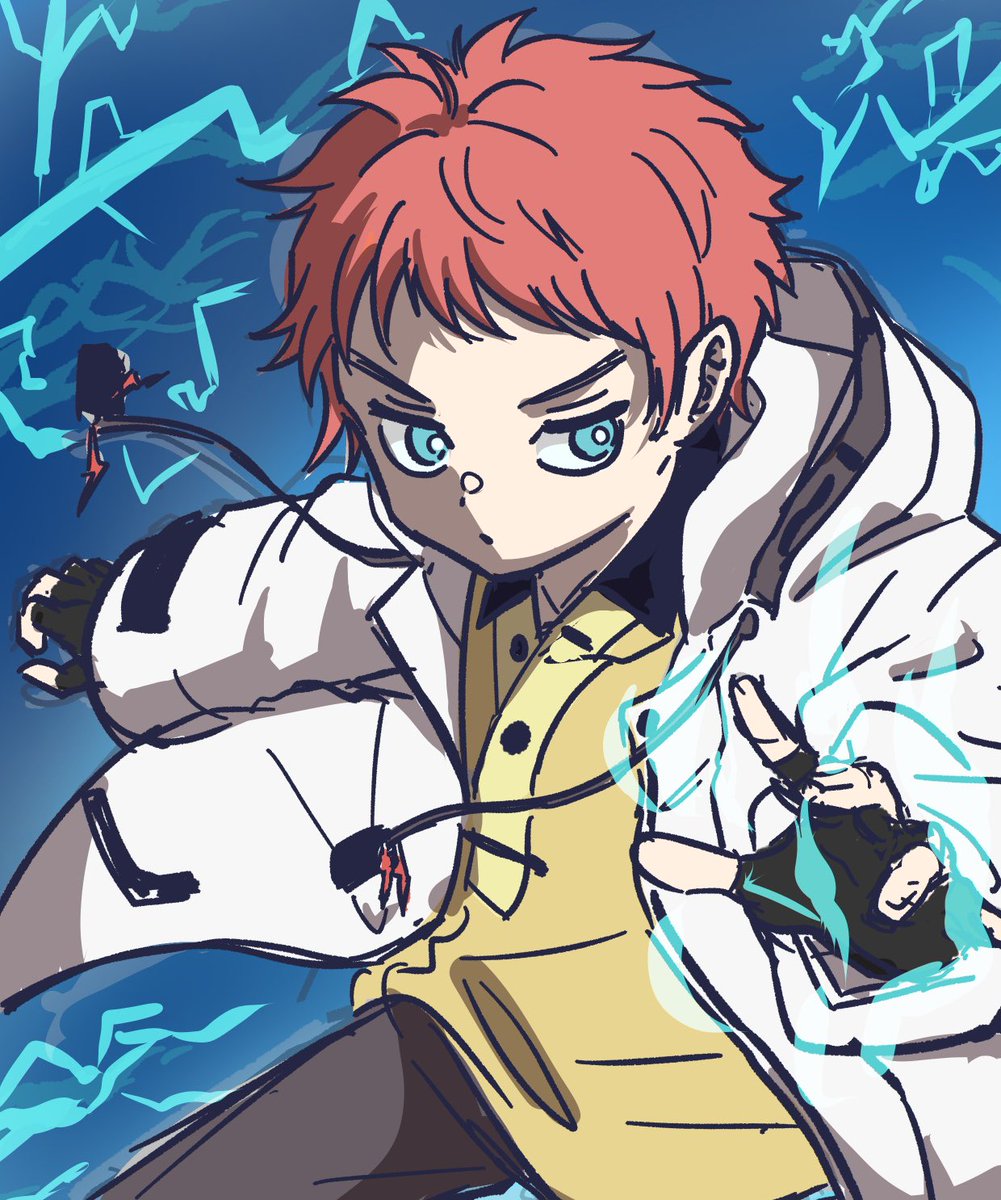 主人公のひとり、髪の色は赤こんにゃくから！
年末年始ダウンしてた分、描きたくてしょーがない笑

 #振り返りマンガ https://t.co/vHehYCDZq7