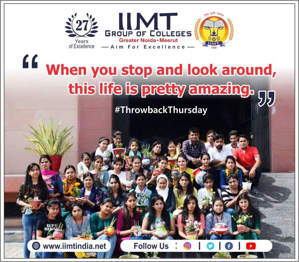 iimtnoida's tweet photo. #ThrowbackThursday
"When you stop and look around, this life is pretty amazing."
.
https://t.co/UOh7RIbr6l
Call Us: 9520886860
.
#Memories #Memoryforevever #Throwback #IIMTIndia #IIMTian
#IIMTNoida #IIMTGreaterNoida #IIMTDelhiNCR
#EngineeringCollege #AKTUadmission2003 https://t.co/2ddGjHstC5