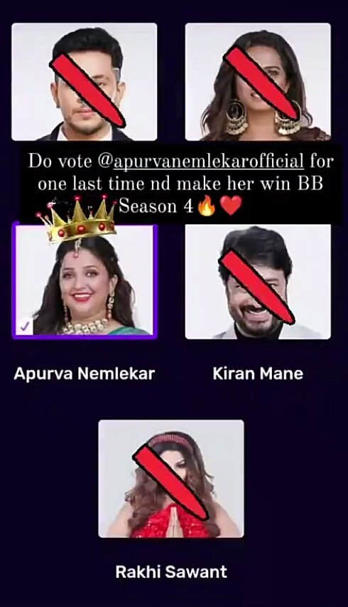 Download the voot app and vote for #ApurvaNemlekar .She deserves to win 😍❤🔥💪
#BiggBossMarathi #BiggBossMarathi4 #BiggBossMarathiS4 #BBM #BBMarathi #bbm4