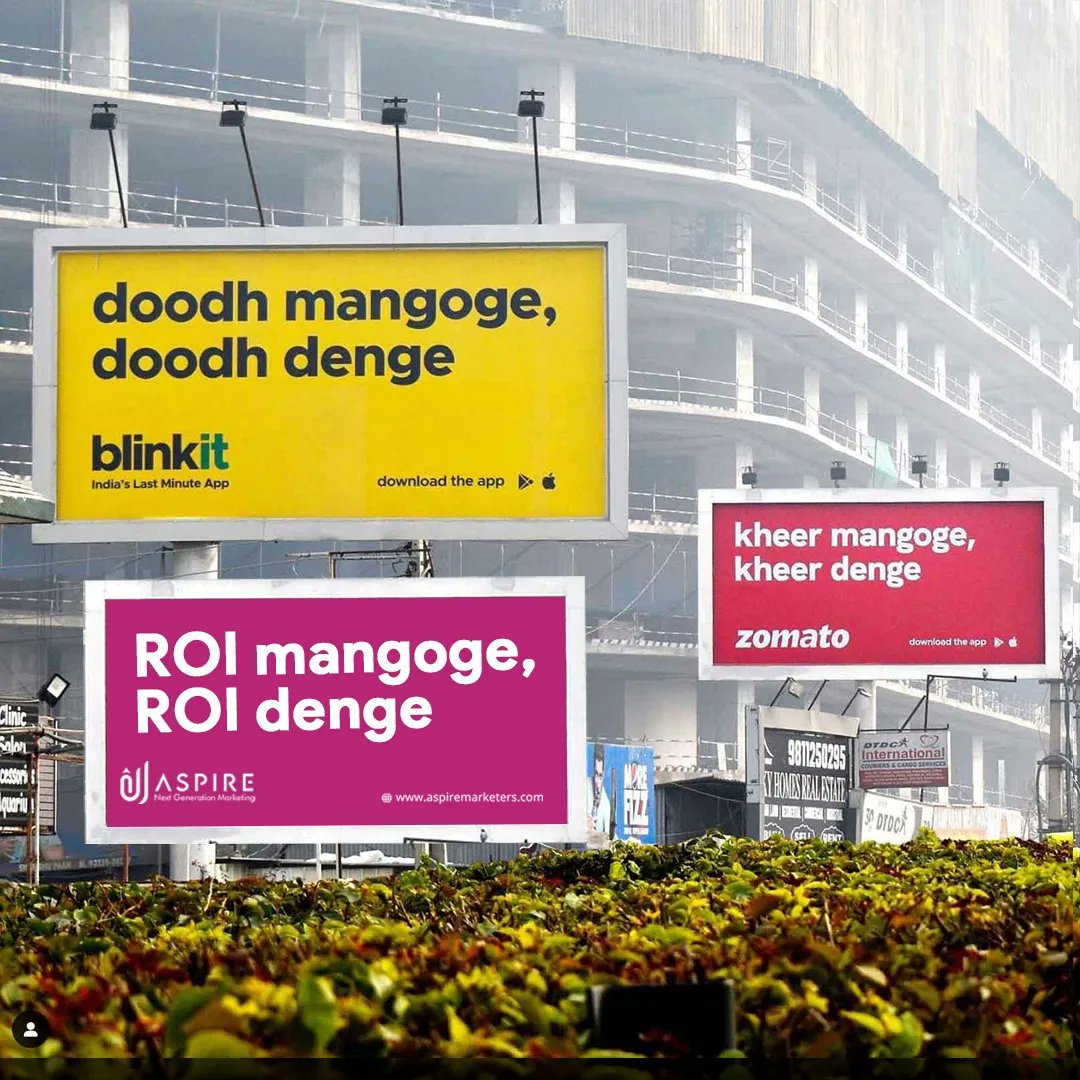 aspiremarketers's tweet photo. Hopping on the latest trend featuring digital marketing agency!

@letsblinkit @zomato

#latesttrend #trendingnow #blinkit #zomato #momentmarketing #billboards
#viral #viralnow #viralpost #advertising #digitalmarketing #socialmedia #digitalmarketingagency #kolkatamarketingagency https://t.co/mCAIB0fJV4