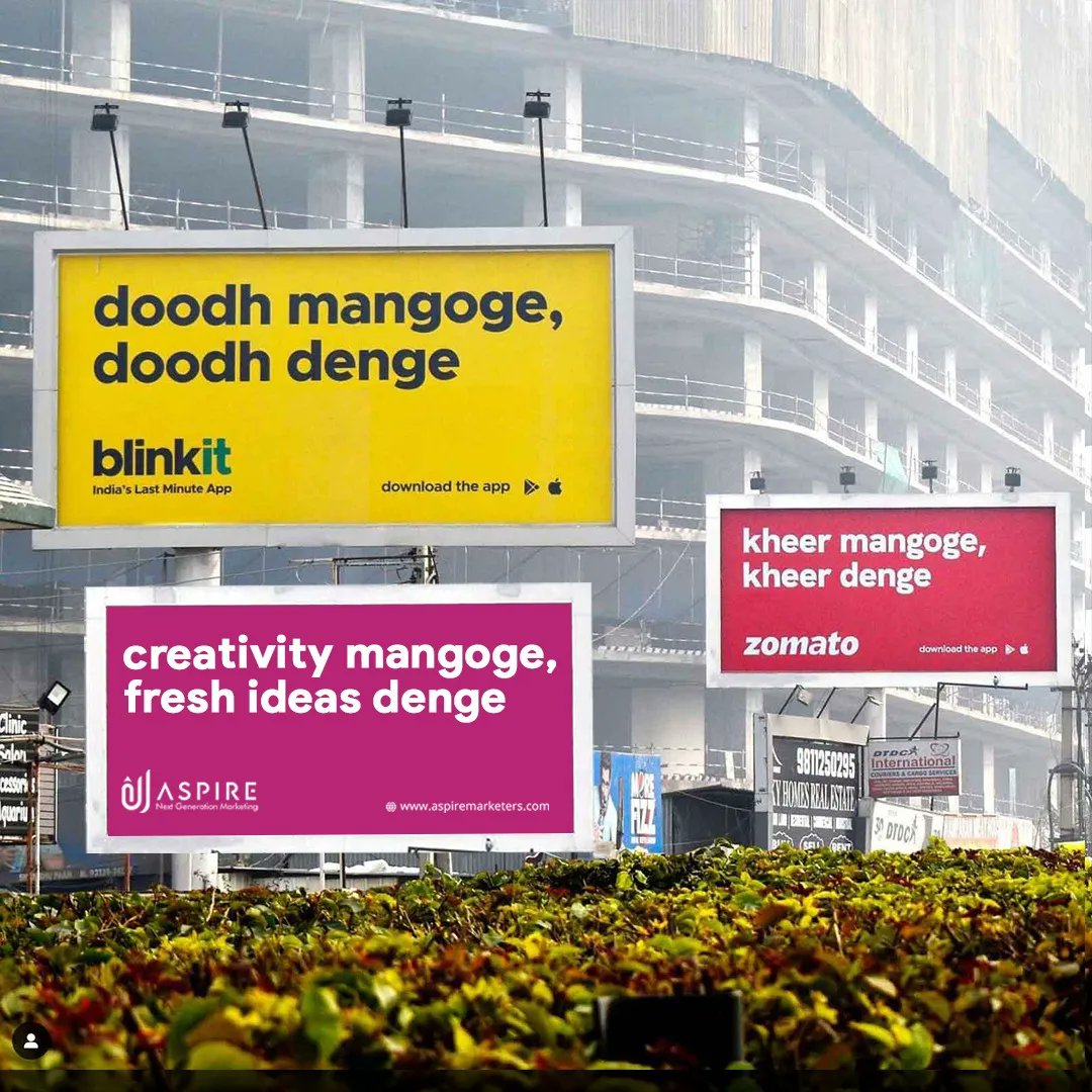 aspiremarketers's tweet photo. Hopping on the latest trend featuring digital marketing agency!

@letsblinkit @zomato

#latesttrend #trendingnow #blinkit #zomato #momentmarketing #billboards
#viral #viralnow #viralpost #advertising #digitalmarketing #socialmedia #digitalmarketingagency #kolkatamarketingagency https://t.co/mCAIB0fJV4