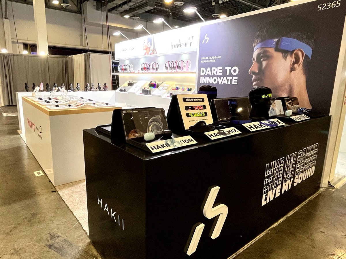 hakiidesign's tweet photo. #2023CES #CES2023 #HAKII #sportsgear #headphone #earbuds #headband #gym #music
5th-8th,Jan.
Booth NO.52365
Venetian Expo,Level 2,Halls A-D
Welcome to check more new arrivals in HAKII!!! https://t.co/orPy50rI0Q