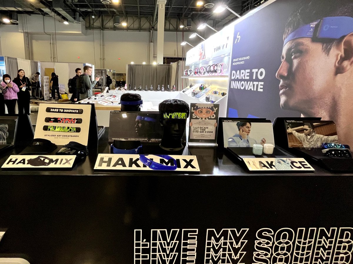 hakiidesign's tweet photo. #2023CES #CES2023 #HAKII #sportsgear #headphone #earbuds #headband #gym #music
5th-8th,Jan.
Booth NO.52365
Venetian Expo,Level 2,Halls A-D
Welcome to check more new arrivals in HAKII!!! https://t.co/orPy50rI0Q
