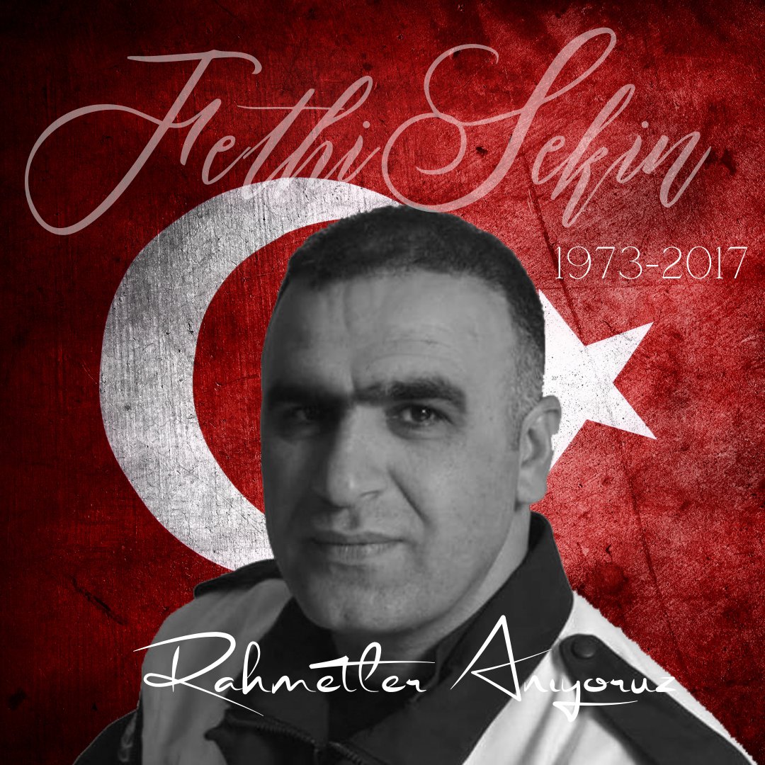 Bu ülkenin kahramanlık destanı Fethi Sekin gibi şehitlerimiz sayesinde yazıldı 
Şehadetinin 6. Yılında Fethi Sekin ve tüm şehitlerimizi rahmet ve minnetle anıyorum🤲🇹🇷
Ne büyüksün ki kanın kurtarıyor Tevhid
Bedr’in arslanları ancak, bu kadar şanlı idi." #FethiSekin 🇹🇷