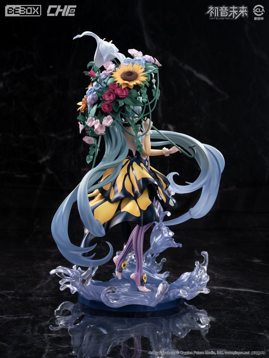 MechanicalJapan's tweet photo. La compañía BeBox presenta la figura a escala 1/7 que le dedica a Hatsune Miku basada en una ilustración original de Fajyobore en la que ha sido representada como una mariposa cola de golondrina.

Más información: https://t.co/l0dyewvszM

#初音ミク #HatsuneMiku https://t.co/eoyREfi6iv