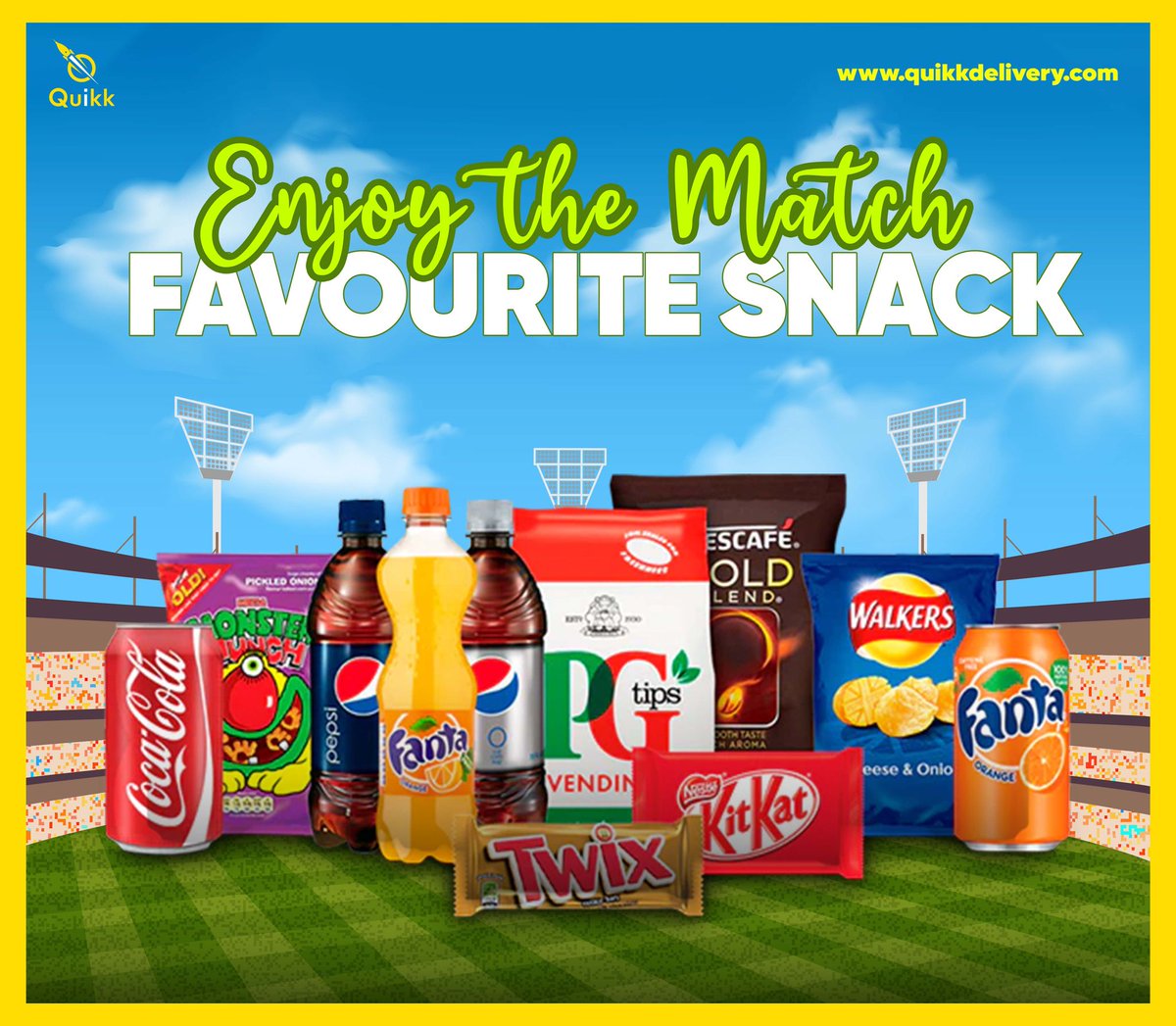 Keep your friends close and your snacks closer.
Enjoy your match with your favorite snacks.

Follow Us
👉lnkd.in/duCg3NkW
👉lnkd.in/dvWsERbP
👉lnkd.in/dJHP_YKf

#onlinegrocery #groceryshopping #grocerydeliveryservice #noida #vocalforlocal #quikk #dailyneeds