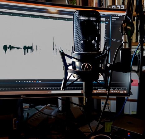 I cleaned my office and found the restring kit for the AT8441 shock-mount. Five years ago I used a pony-tail hair band as a workaround.