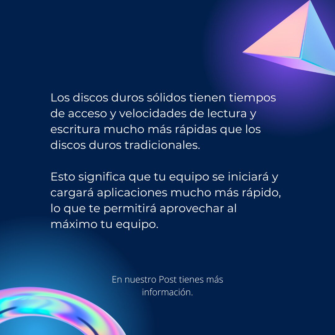 MeganetConsult's tweet photo. Mejoras en el hardaware que le ayudaran a obtener un rendimiento exponencial de su equipo de cómputo. https://t.co/1FL4A6JDGf