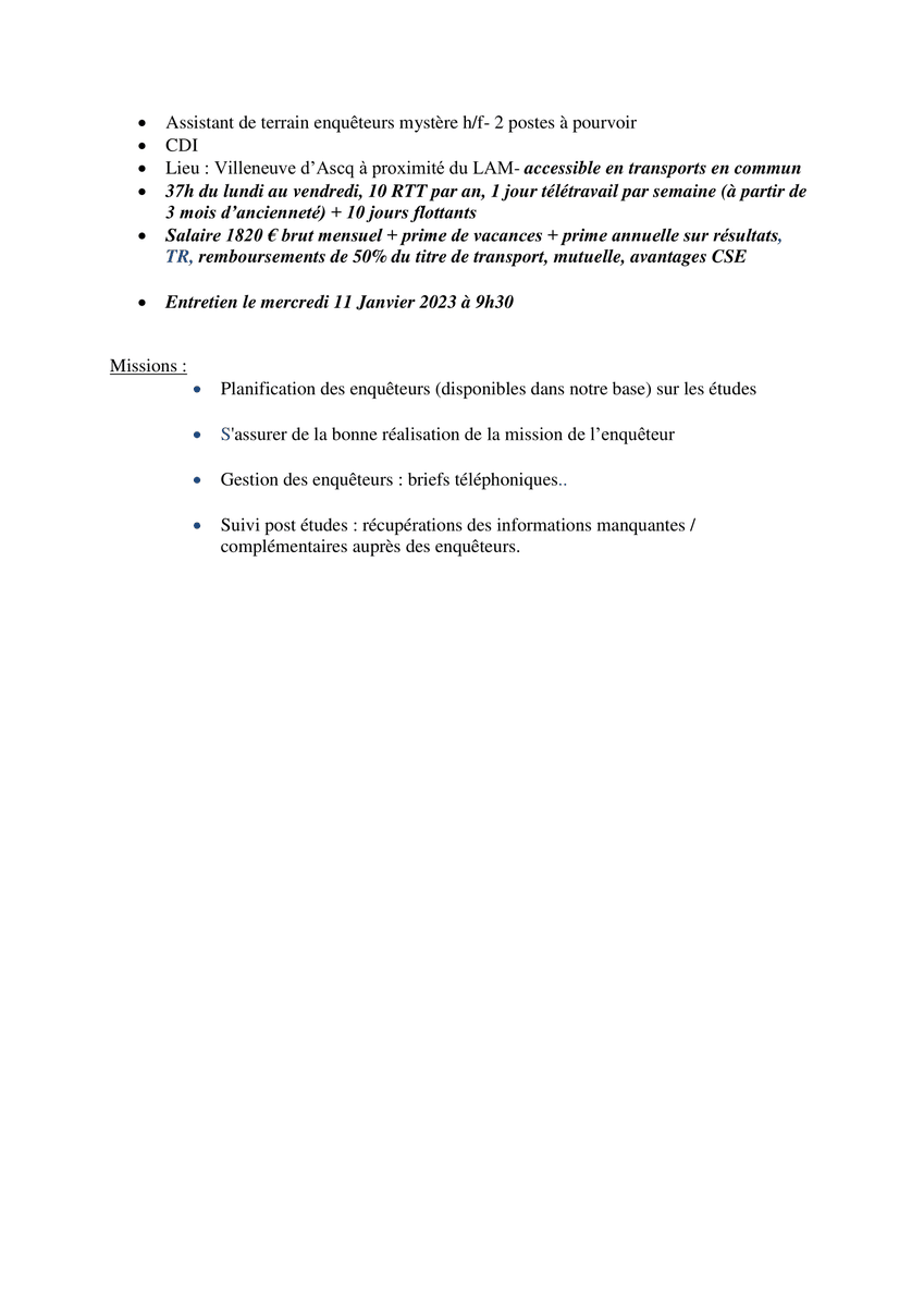 Bonjour à tous, 
Vous trouverez ci-joint une opportunité d'emploi ouverte à tous, y compris aux débutants, ce qui compte c'est vôtre personnalité, alors si vous voulez participer, contactez-nous! 
 #TeamJeunesVDA