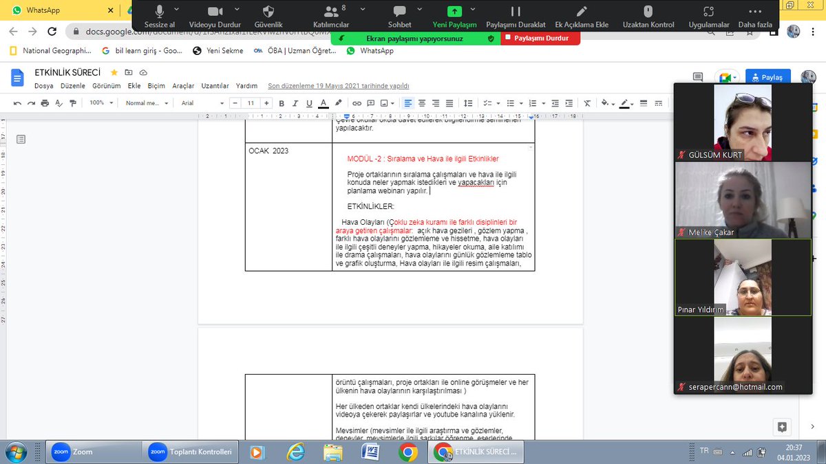 MathsNatures's tweet photo. Türkiye team- Modul 2- Planning Webinar 04.01.2023 https://t.co/UTxJaE0Lni