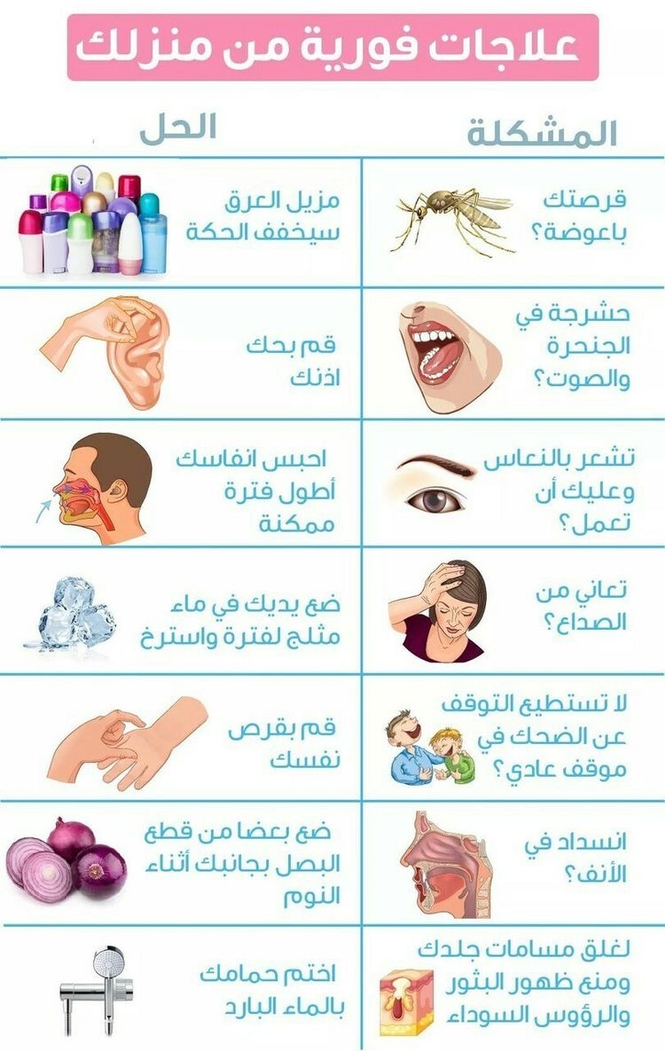 علاجات فورية من منزلك