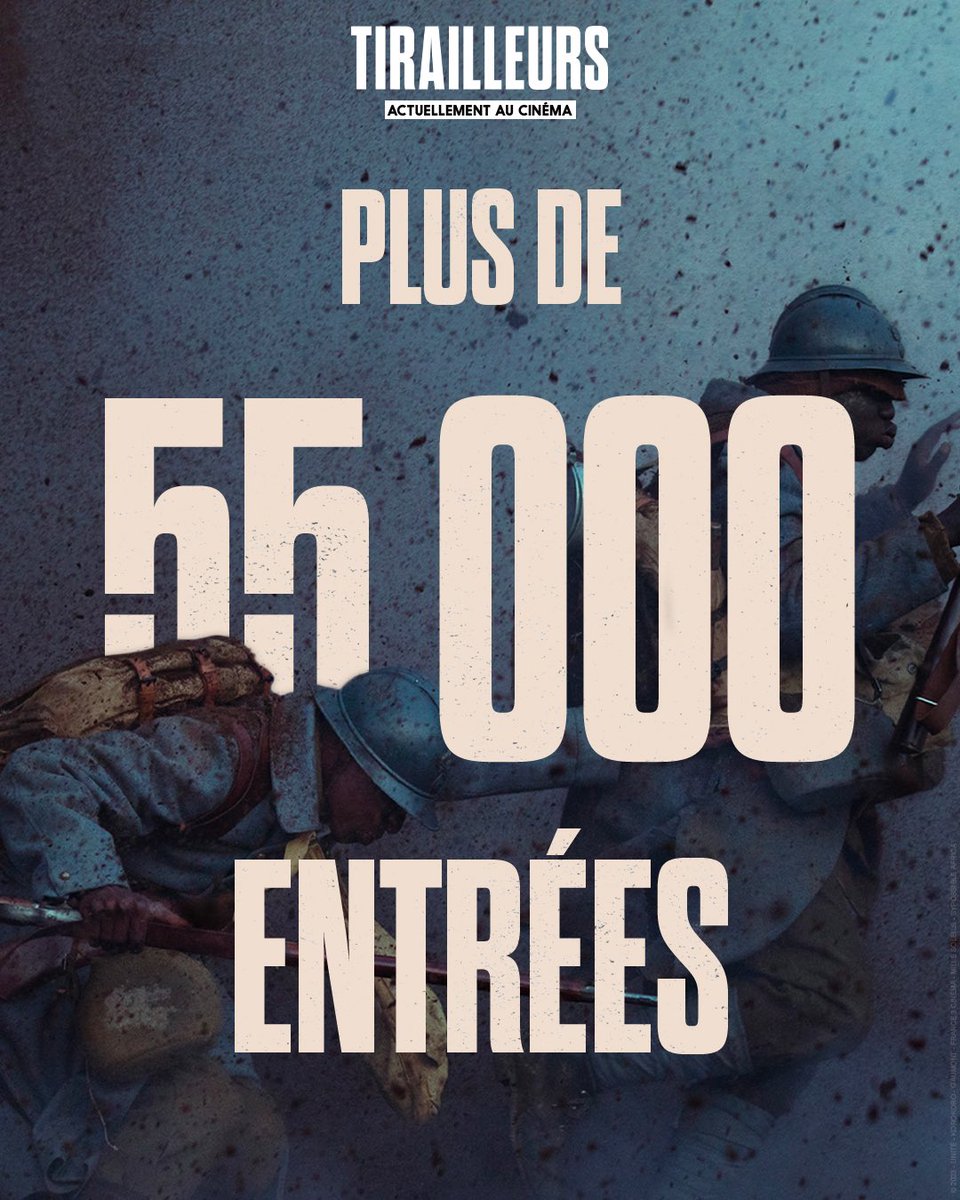 MERCI. 
Immense GRATITUDE à celles &amp; ceux qui sont allés voir TIRAILLEURS hier. 
La preuve qu’ensemble ns pouvons avec nos mémoires multiples raconter l’histoire commune.Vs me rendez encore + fier d’avoir porté ce film jusqu’à vs. 
Vs êtes ma force &amp; ma France. 
#TropTardLesGars