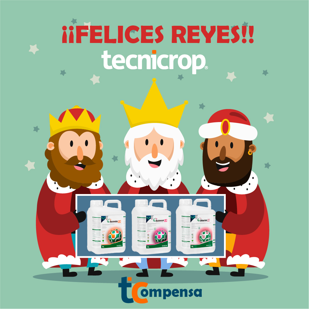 Tecnicrop's tweet photo. Este año los #reyesmagos nos traen:

🌱 Cuidado para nuestros #cultivos.
🌱 Respeto por el #medioambiente.
🌱 Crecimiento radicular.
🌱 Plantas vigorosas.
🌱 #Calidad de frutos.
🌱 Altos #rendimientos. https://t.co/oOXImLhC8h