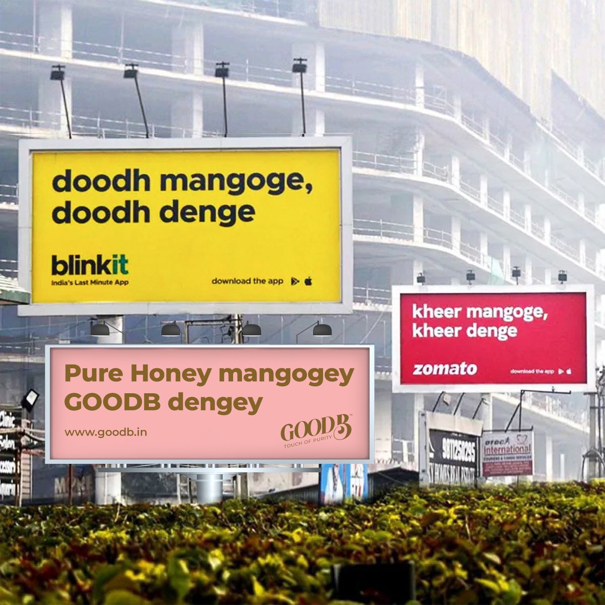 goodbfoods's tweet photo. Purity means GOODB. 

@goodbfoods  

#goodb #goodbfoods #goodbhoney #pure #natural #organic #original #raw #honey #purity #healthyindia #health https://t.co/JTsZroyGn7