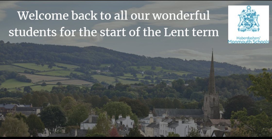 Welcome back to all our wonderful children <a href="/Habsmonmouth/">Haberdashers' Monmouth School</a> #newyear #lentterm #habsmonfamily