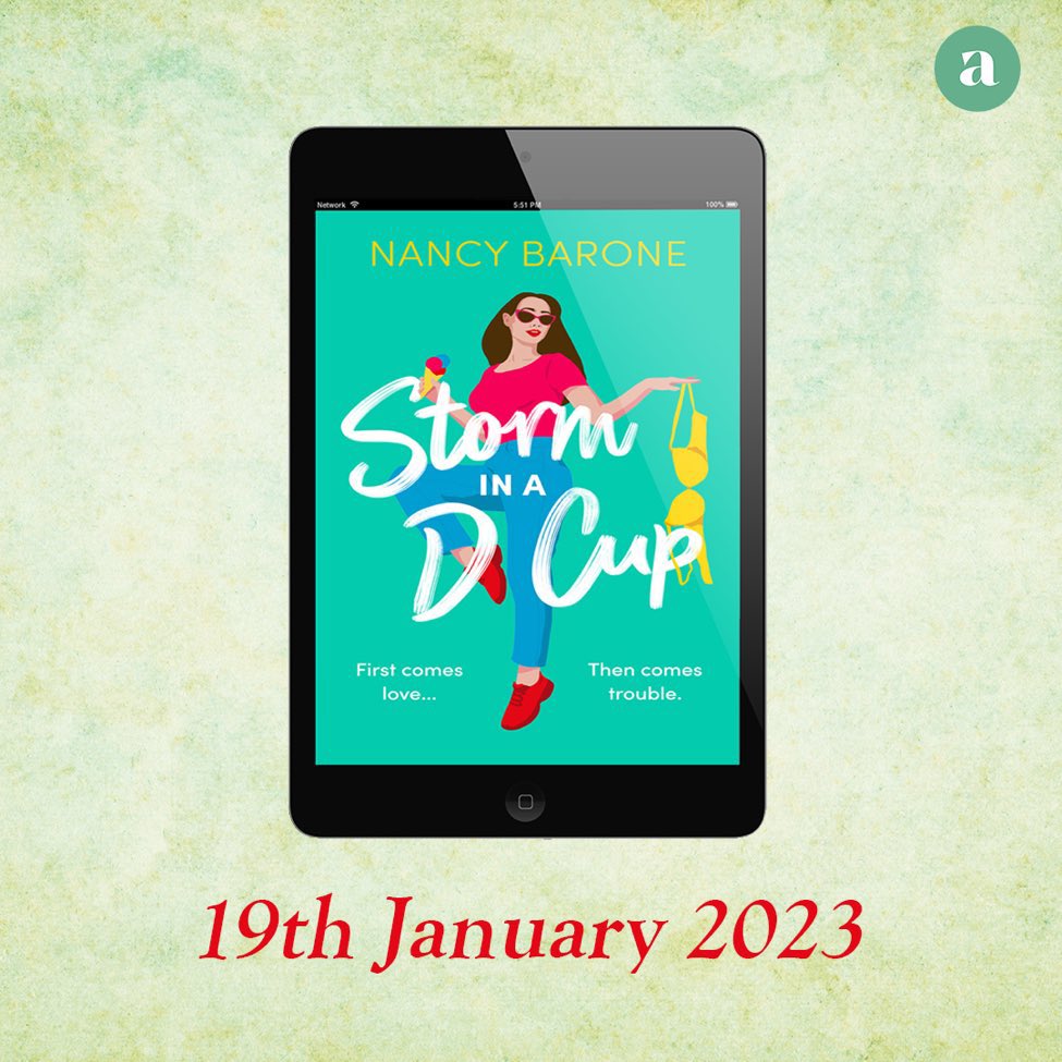 KateRutherford6's tweet photo. Out on 19th Jan and if you’d like a sneaky peek 👀 you can watch a video of @NancyNBW reading an extract from #StormInADCup over on #TheMotherloadBookClub on Facebook - in the pinned posts! https://t.co/7n0Bwy8uFi