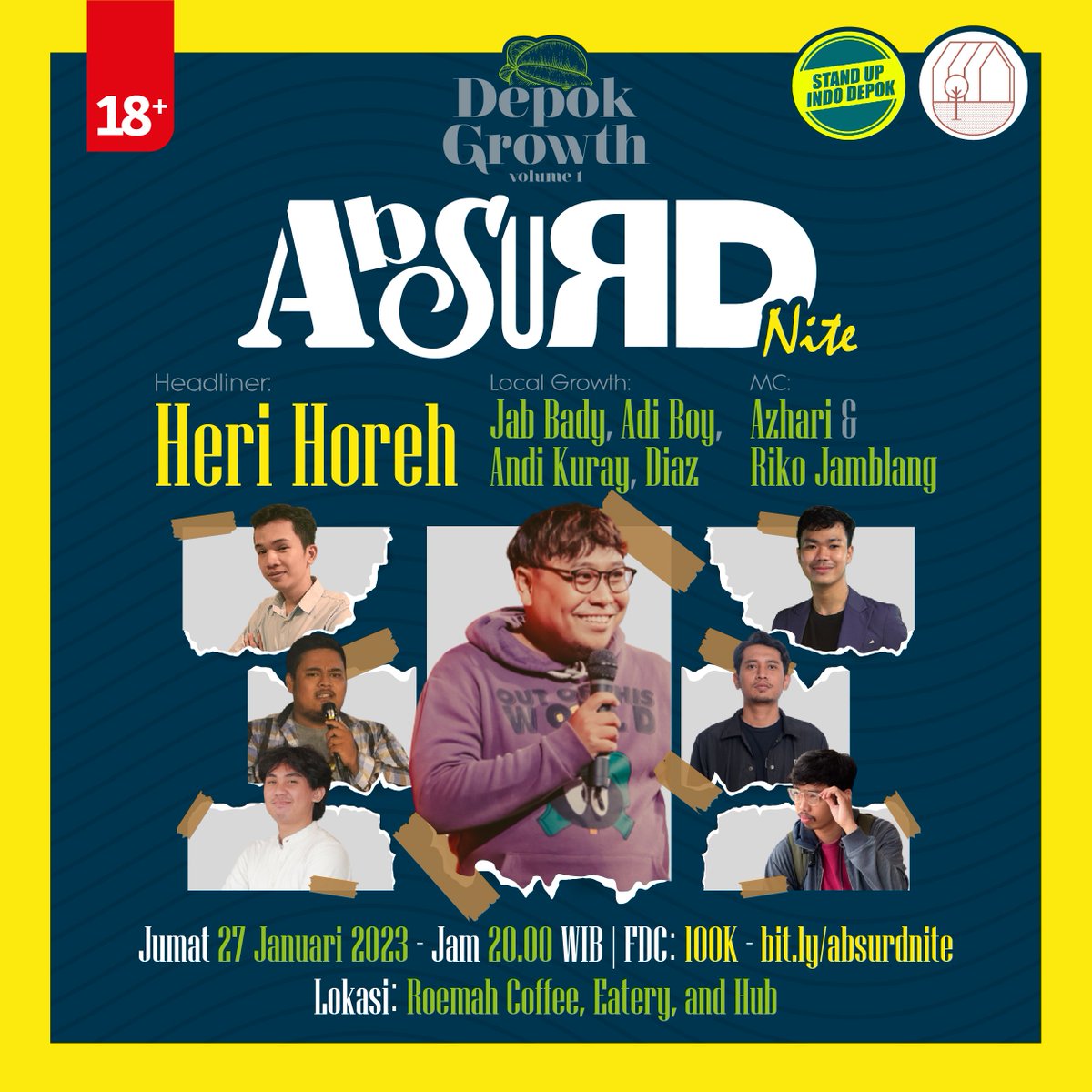 Heri_Horeh's tweet photo. Standupindo Depok yang akunnya ke hack bikin acara nih! Ayo beli tiketnya.. masa gua yg beli sih kan gua penampilnya hhahaha

Tiket: https://t.co/3m95cUGwtj https://t.co/XduiXNLNew