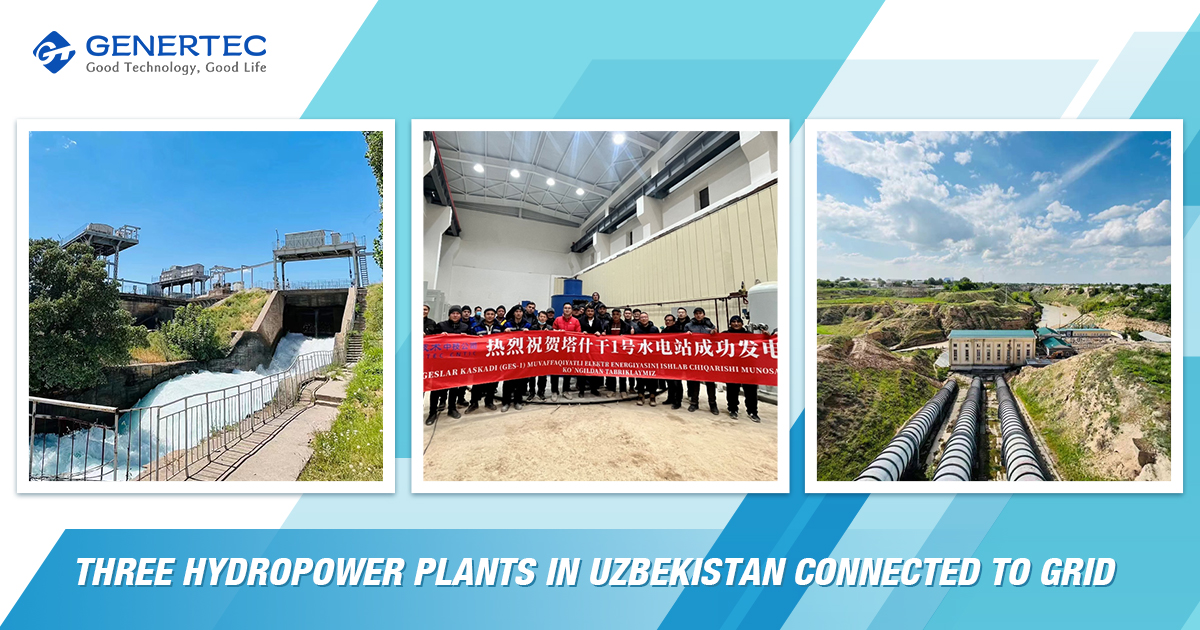 Genertec_Global's tweet photo. ✅⚡#Genertec CNTIC's #EPC projects of three #hydropower stations in Samarkand, Chirchik and Tashkent of Uzbekistan were all connected to the grid at the end of 2022. They are now ready for commercial operation. @CNTIC_Official #GlobalGenertec #GreenGenertec https://t.co/EemoJTDMRk