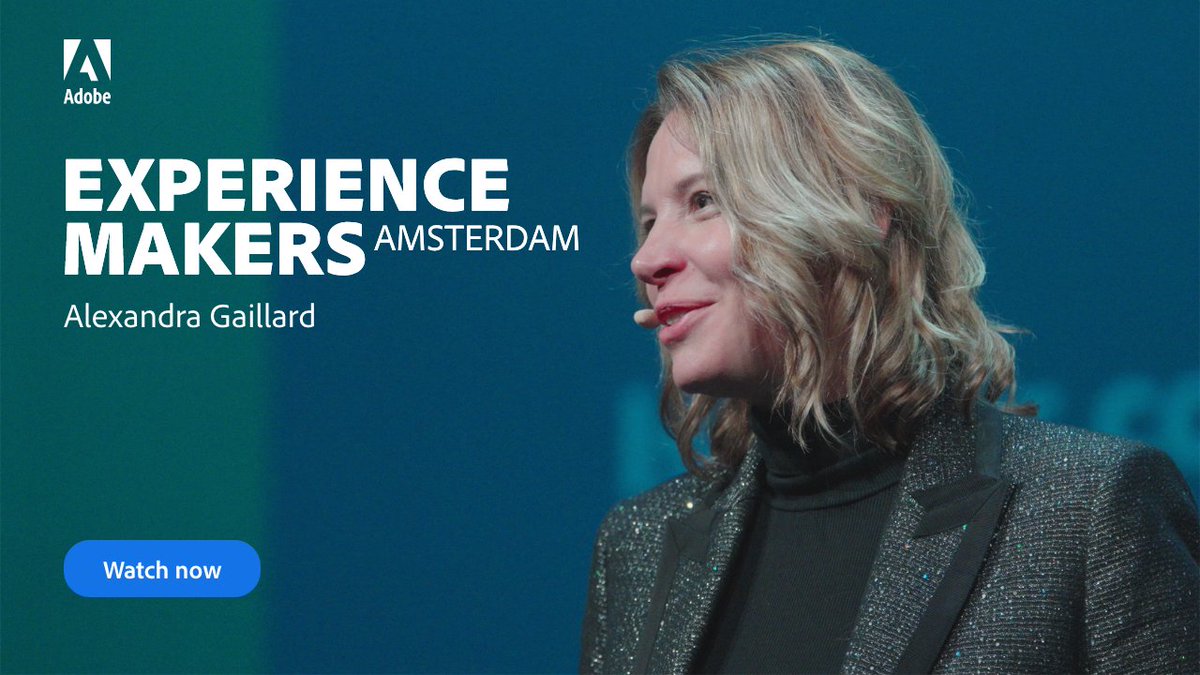 IgorCorvers's tweet image. Four lessons to take with you on #contentmarketing from Alexandra Gaillard VP Global Brand &amp;amp; Marketing at Signify during #AdobeExperienceMakers2022. Watch: adobe.ly/3j10MPk