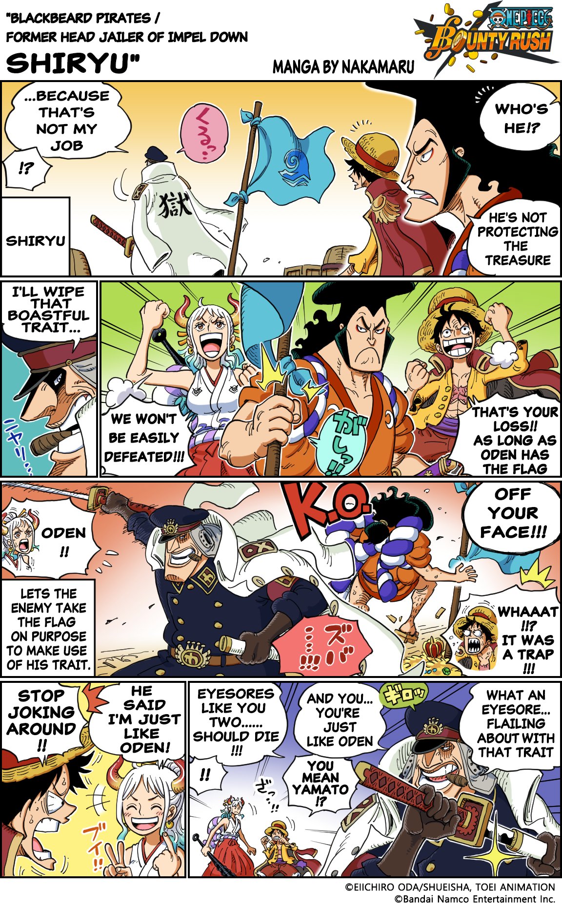 ONE PIECE Bounty Rush on X: ONE PIECE Bounty Rush Yeah, I Know! Manga  Has this ever happened to you before? Today's subject is No Escape!  #BountyRush #ONEPIECE  / X