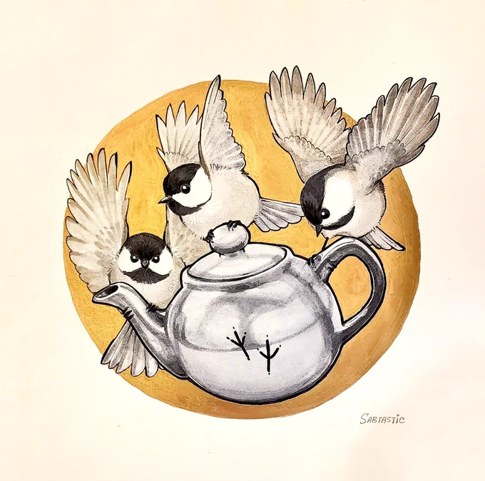  Care for a spot of Chickadee Chai? 