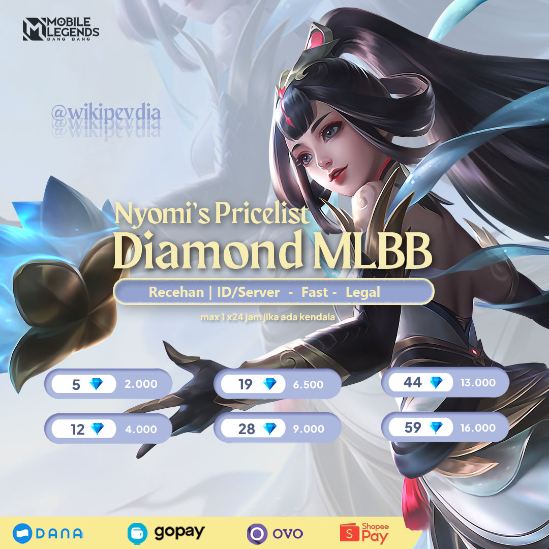faeryveins's tweet photo. (🕹️)  MOBILE LEGENDS ✰

๑ via id server
๑ payment spay, gpay, ovo, dana
๑ 1OO% legal
๑ proses fast hitungan menit

t. top up diamond mlbb murah dm ml
#zonauang #zonajajan #zonaba https://t.co/GjadawtWnl