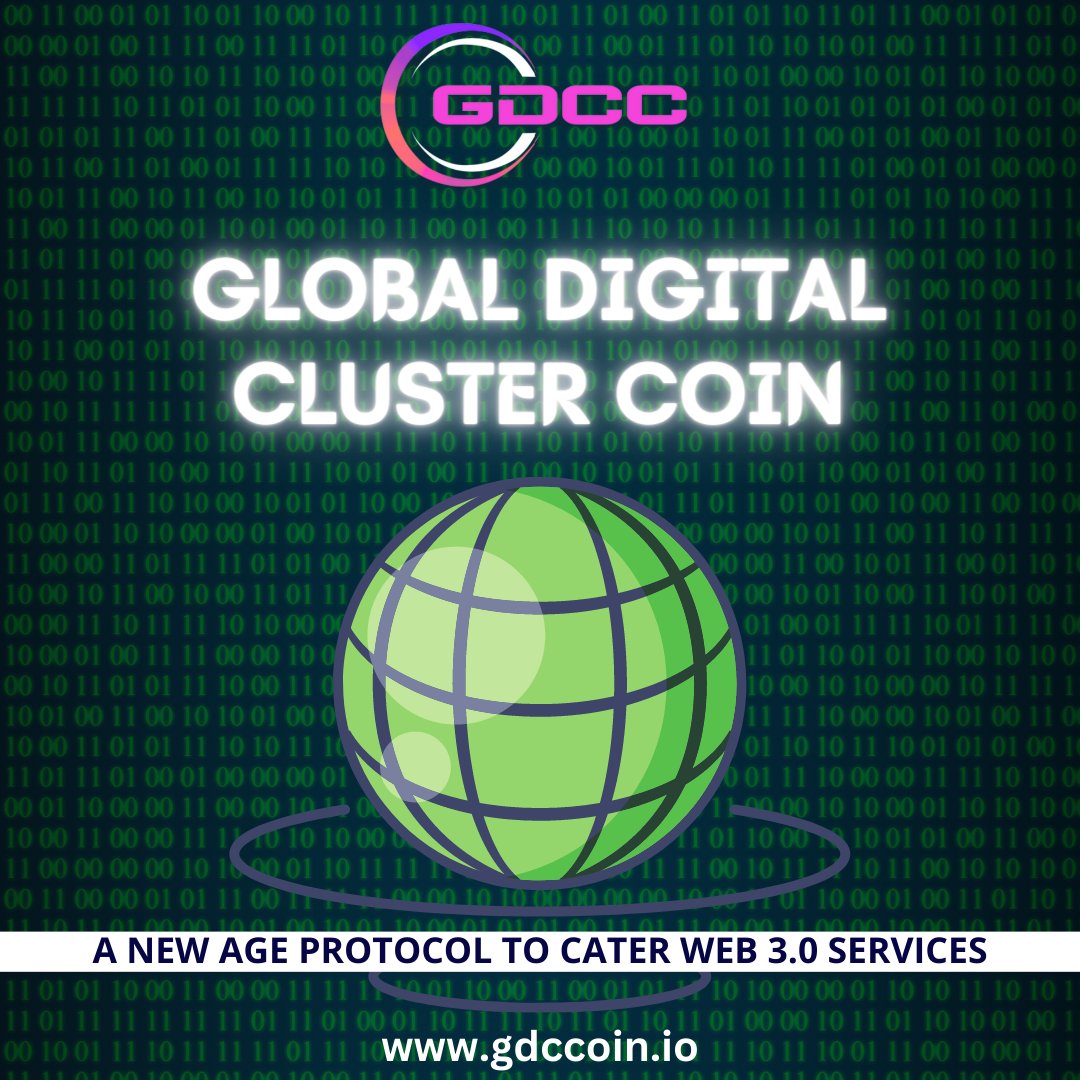 InfoTelcrypto's tweet photo. Global Digital Cluster Coin 

For more information: 👇
https://t.co/BvFHs3hYlr

#metaverse #gdcc #gdccblockchain #globaldigitalcity #token #crypto https://t.co/dKv6MNWujW