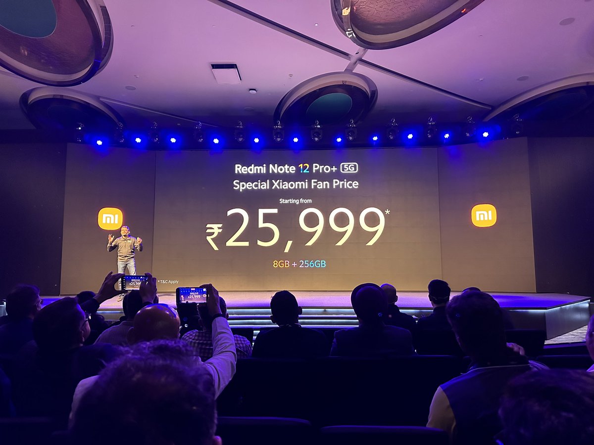 Gaddamvaasu's tweet image. #RedmiNote12ProPlus Pricing & Availability #SuperNotes #5G