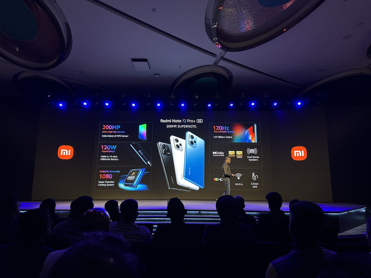 Gaddamvaasu's tweet image. #RedmiNote12ProPlus Pricing & Availability #SuperNotes #5G