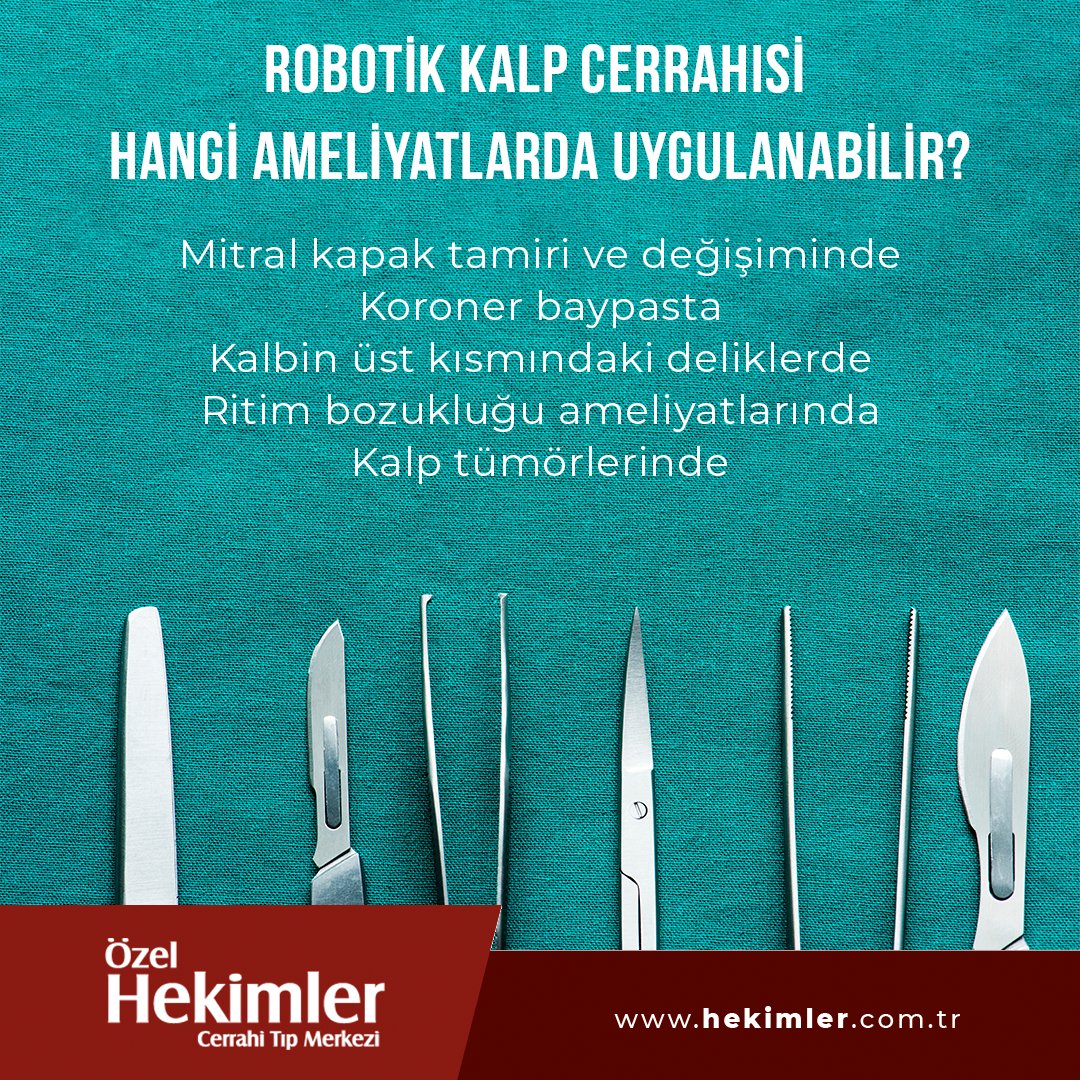 HekimlerTIP's tweet photo. Robotik kalp cerrahisi, göğüs kemiği kesilmeden, 8mm’lik kesiden gerçekleştirilen robotik kalp ameliyatlarına denir. Bu ameliyatlar, hızlı iyileşme imkanı tanır. Robotik cerrahi, minimal invaziv cerrahi (vücut bütünlüğünde en az hasarı yaratma) temeli ile uygulanan bir yöntemdir. https://t.co/BlukUchOkr