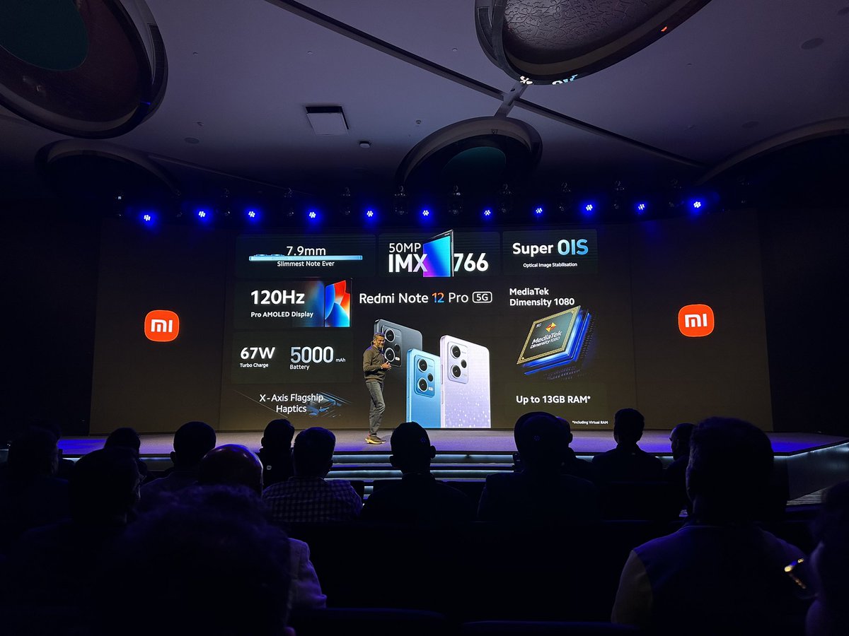 Gaddamvaasu's tweet image. #RedMiNote12ProPlus Pricing & Availability #SuperNote