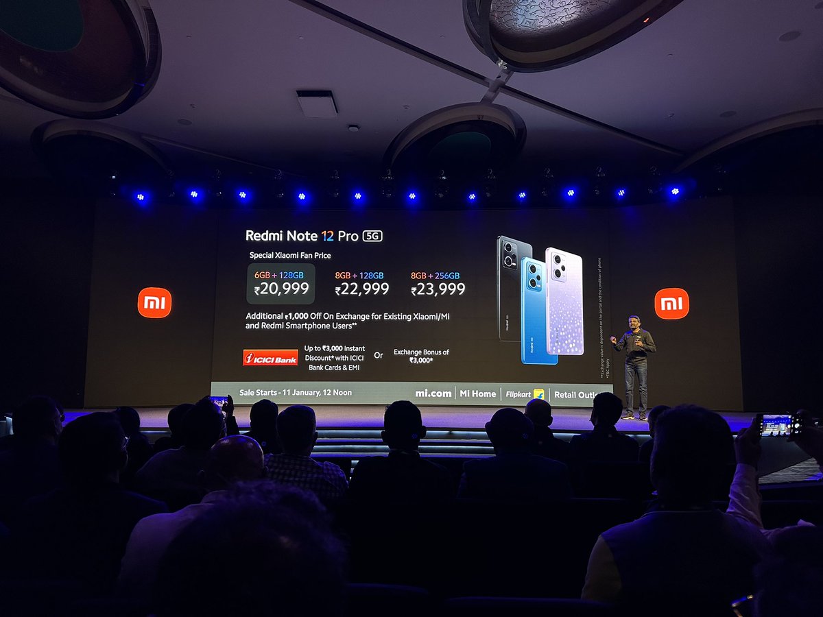 Gaddamvaasu's tweet image. #RedMiNote12ProPlus Pricing & Availability #SuperNote