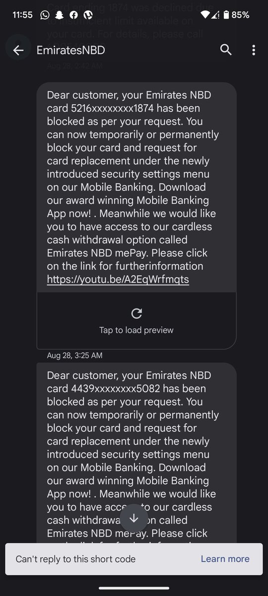 jabik017's tweet photo. @EmiratesNBD_AE I completed for this your investigation team after 3 months saying because of the security pin your money gone check out the screenshot time you guys know what's happened, now your customer care saying we can't take complaint. I need my money back 
#enbd #bank https://t.co/PkaWKRPVfe