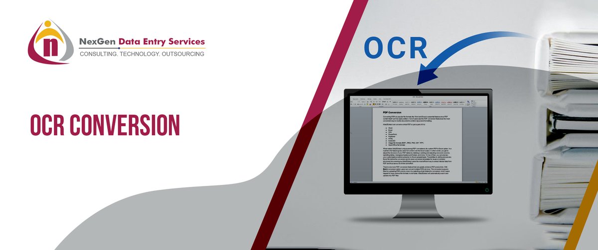 nexgendataentry's tweet image. Need help converting bulk #textdocuments to digital? Check out our advanced #OCRConversionServices - an easy, hassle-free way to save time &amp;amp; get the job done! 

Visit: nexgendataentry.com/ocr-conversion…

#OCRConversion #ConversionServices #DataConversionService #OCRConversionService #bpo