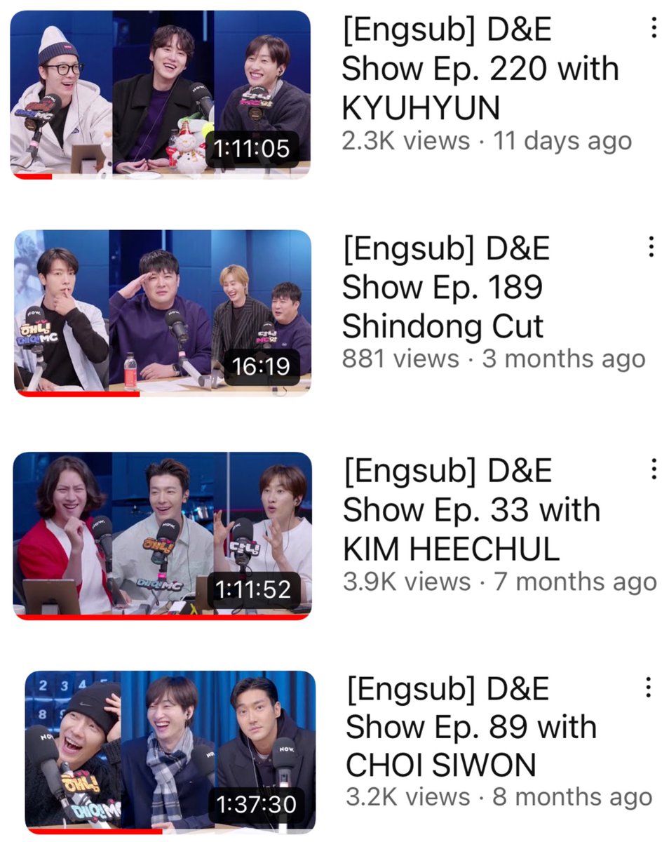 itsxelf_'s tweet photo. in case you didn’t watch SJ members episodes on d&amp;e show, the lovey @_2KYU already did the sub and posted it on youtube~
🖇 https://t.co/eIsAXD4v1Y https://t.co/Ck27vNZtvo
