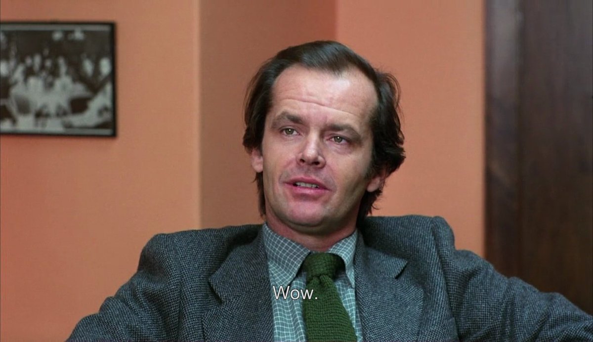 GxJain's tweet image. Kubrick's The Shining (1980) shows us that, like it or not, humans need other humans to stay sane and stay alive.