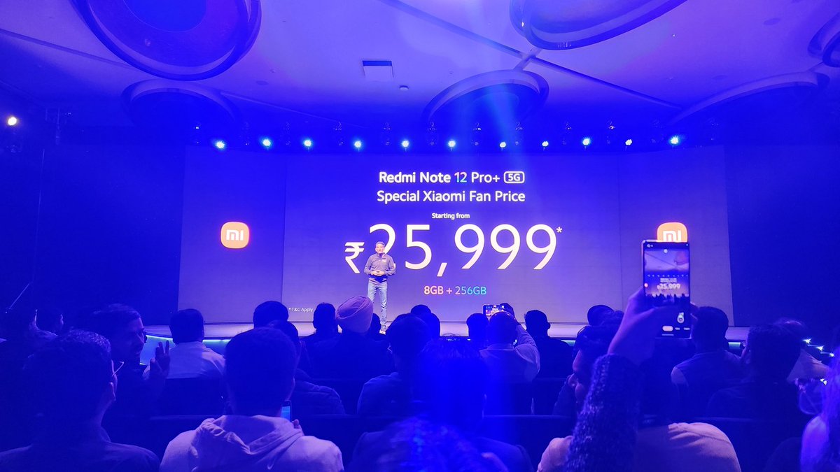 sulabhpuri's tweet image. Price of the #RedmiNote12ProPlus