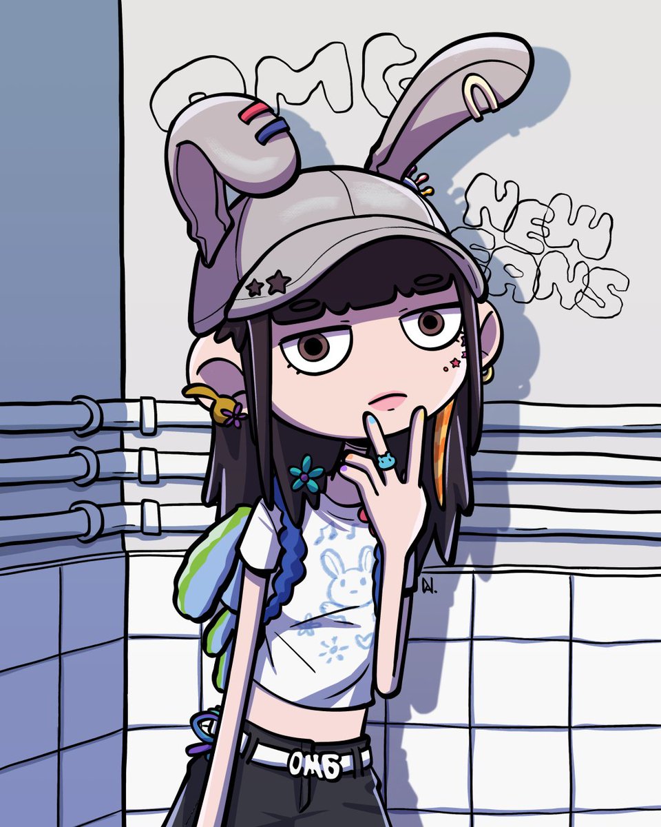 「OMG #HANNI  」|Dan 🍒のイラスト