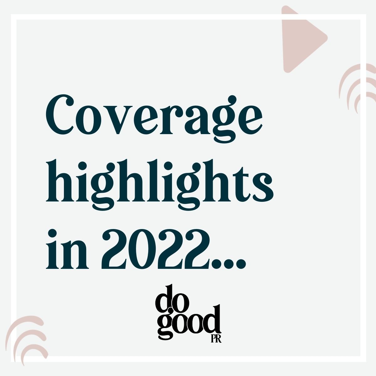 DoGoodPR's tweet image. We&apos;re so pleased that 2022 has seen fabulous media coverage for some of the brilliant campaigns and causes we&apos;ve worked for. Highlights of the year include coverage in The Metro, The Independent, ITV London News, Sky News and BBC News Online. 
#prcoverage #charitycomms #charitypr