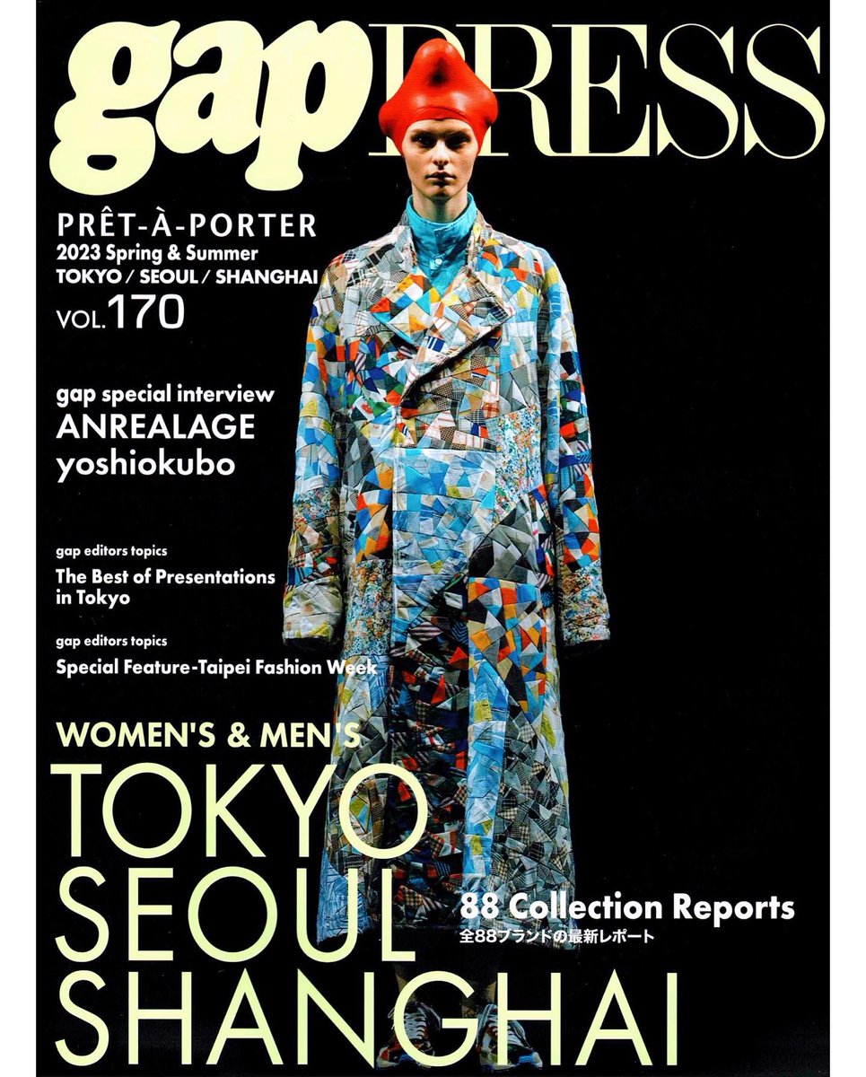 tmphoneme's tweet photo. ㅤㅤㅤㅤㅤㅤㅤㅤㅤㅤㅤㅤㅤㅤㅤㅤㅤㅤㅤㅤㅤㅤㅤㅤㅤㅤ
コレクション雑誌
gapPRESS VOL.170
WOMEN'S & MEN'S
TOKYO
SEOUL
SHANGHAI
88 Collection Reports
The Best of Presentations in Tokyo の中で、取り上げて頂きました。
ありがとうございます。
#gapPRESS https://t.co/EHLP7AlUrn