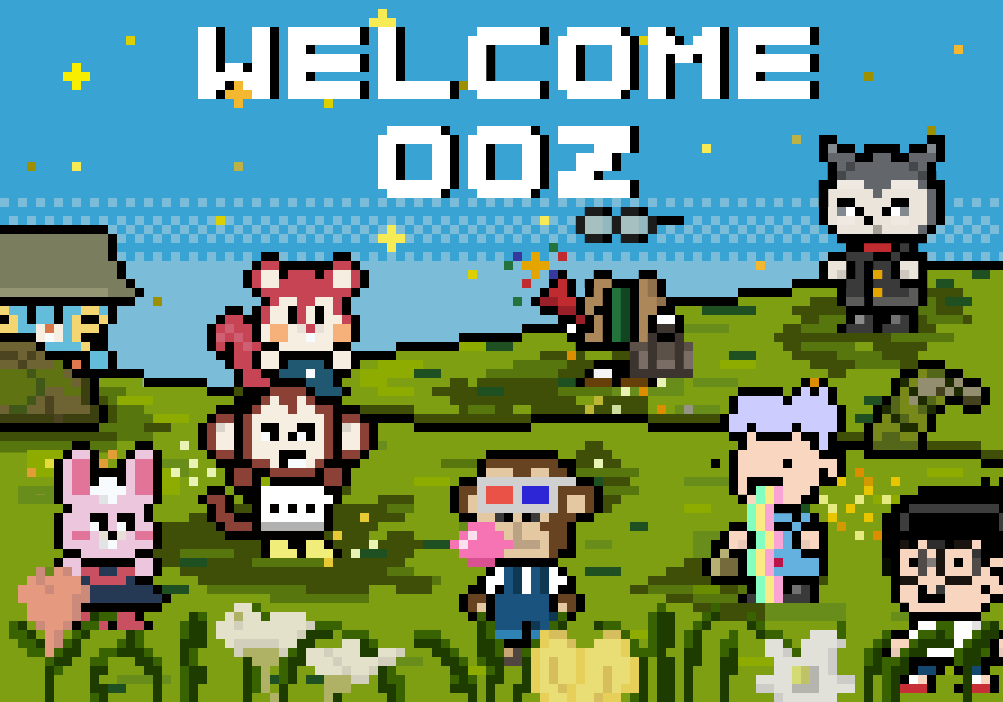 Thx for welcome bluechip frenz🥳 
WE (<a href="/ooz_official/">OOZ & mates</a>) 🪐 mOOv to ETH ‼️ 

#OOZ #OOZ_fanart #pixel_NFT #INGINGZ #WAGMI #NFT #잉잉즈 #마이그레이션기념 #블루칩마중인사 #헤헤