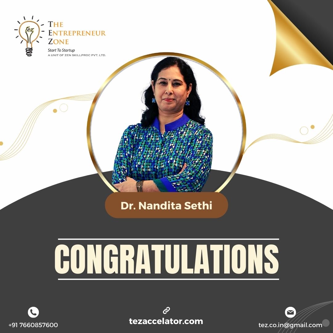 teztalks's tweet photo. The Entrepreneur Zone congratulates its Founder &amp; MD, Dr. Nandita Sethi for her appointment on the Board of TiE Hyd for 2023 &amp; 2024. We wish her a very successful term ahead.

#startups #business #strategy #coworking #incubation #accelerator #entrepreneurship #funding #innovation https://t.co/HMCvRFPncp