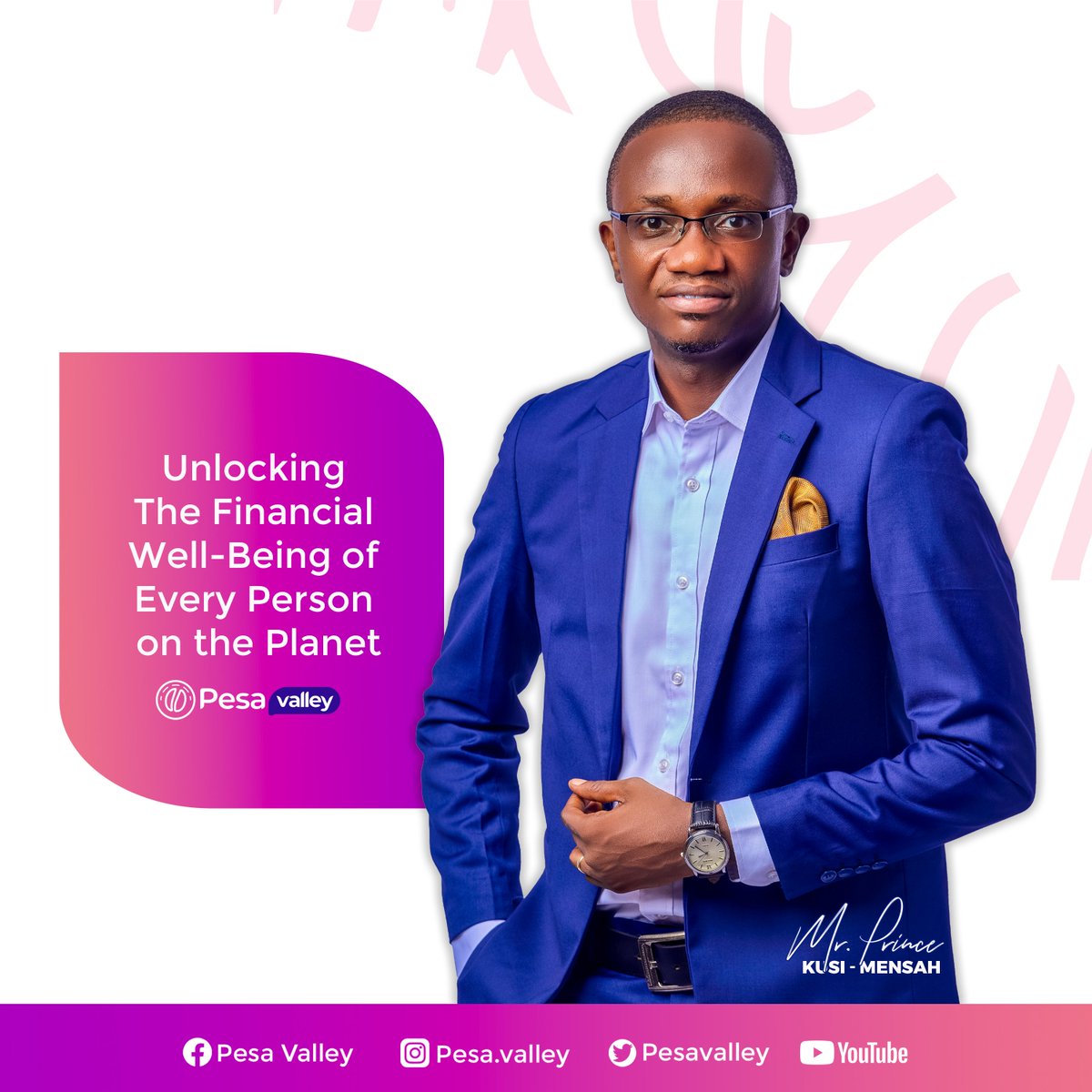 PesaValley's tweet image. Unlocking The Financial Well-Being of Every Person on the Planet.
#unlockingyourpotential #controlyourmoney #unlockthepotential #unlocking #giveyourselfaraiseeverymonth #businesslife #financialfreedom #personalfinances #yourmoneyyourchoice #unlockyourgreatness
