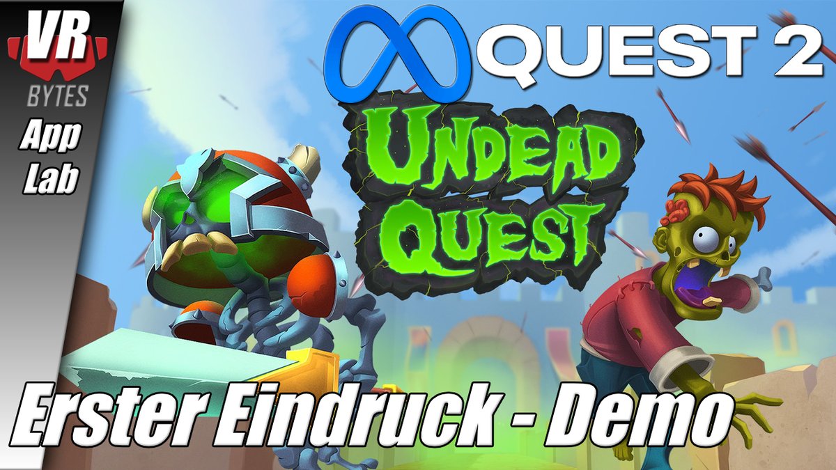 BytesVr's tweet photo. Undead Quest findet Ihr derzeit als kostenlose Demo Version im Meta Quest App Lab Store. In diesem Spiel gilt es, sich mal wieder den Untoten zu stellen. Aber anders als Ihr es gewohnt seid. Viel Spaß mit dem Video. #VR #VirtualReality #MetaQuest2 https://t.co/VE2lkaQftn https://t.co/IT0DMR0S8P