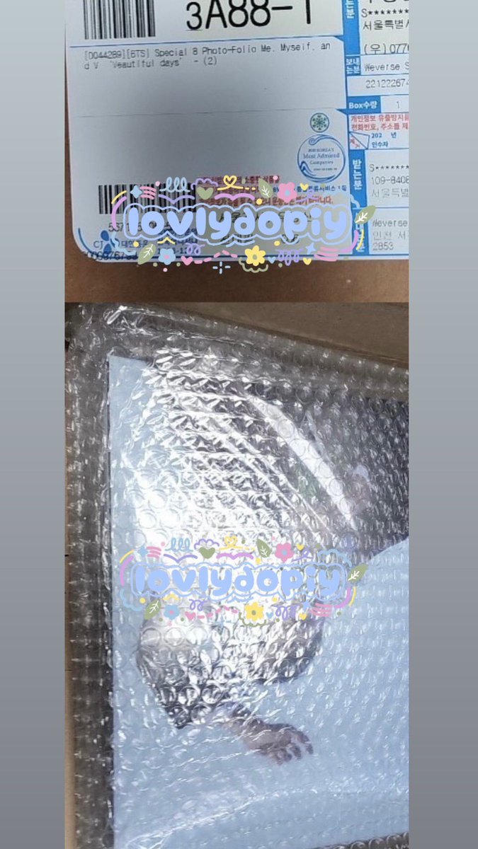 lovlydopiy's tweet photo. Arrived wh kr photobook V Veatiful days -28 Des 2022 #arrivedwhkrlovlydopiy https://t.co/EnDhKZ1zOi