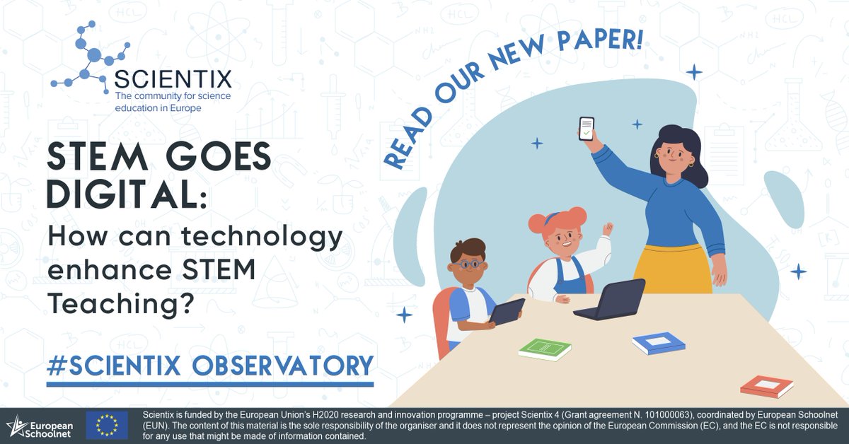💻 Digital technologies can enhance STEM teaching by providing teachers with tools 🛠️ to engage students 🧑 and empower them as active learners 👩‍🏫👨‍🏫

Learn more in our new paper! 📚

bit.ly/STEM-digital