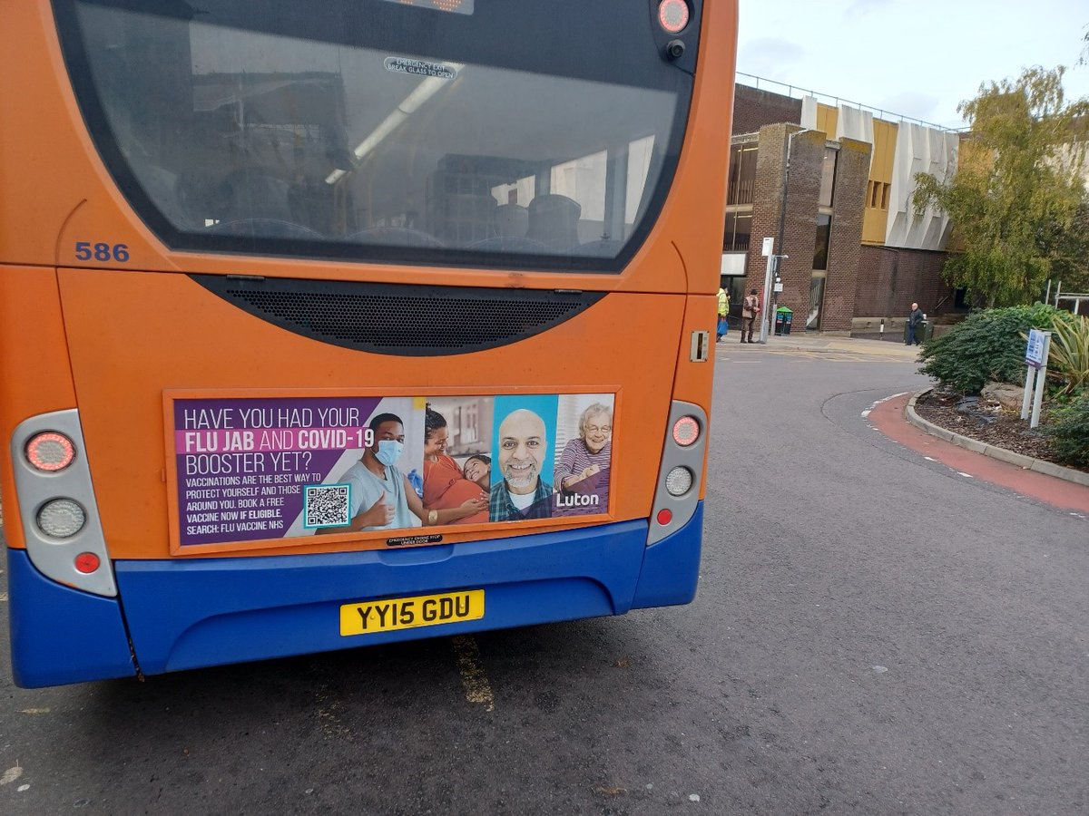 #ThursdayThoughts
Have you had your Flu Jab or COVID booster yet? Get in touch with your local council <a href="/lutoncouncil/">Luton Council</a> 

#OutdoorAdvertising #COVID-19 #Fluvaccines #Protection #Lutoncouncil #Busadvertising #Luton <a href="/Centrebus/">Centrebus</a>