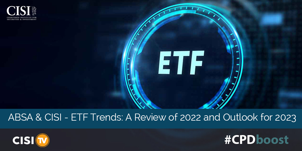 CISI's tweet image. Watch our #CISITV video to strengthen your knowledge of the global ETF trends, review of 2022, an outlook for 2023 and an analysis of the ABSA NewGold ETF: cisi.org/cisiweb2/mycis… 

#financialservices #ETF #2023