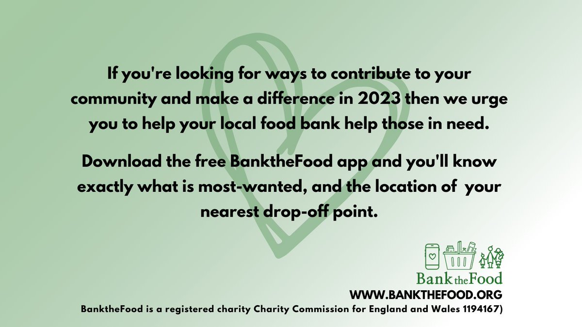 "Helping others has a magical way of turning our own lives around", said <a href="/BearGrylls/">Bear Grylls OBE</a> in the <a href="/BigIssue/">Big Issue</a>. If you want to make a difference in 2023 then we urge you to help your local food bank help those in need. Simply download our free app: find out more bankthefood.org