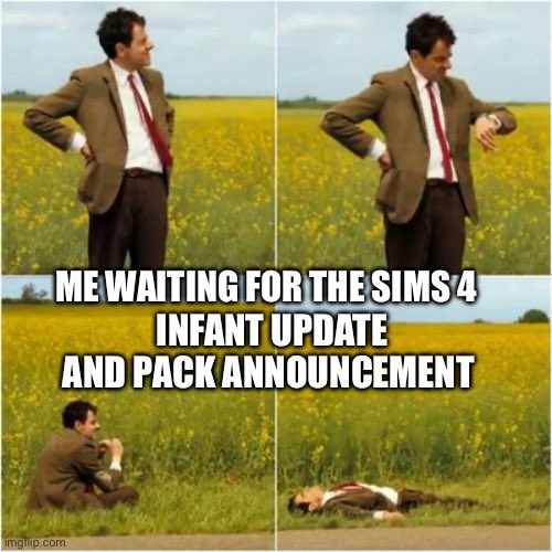 Jarnard's tweet photo. I’m just here on my birthday…..waiting. #sims4 #thesims4 https://t.co/6ML93cgYEW